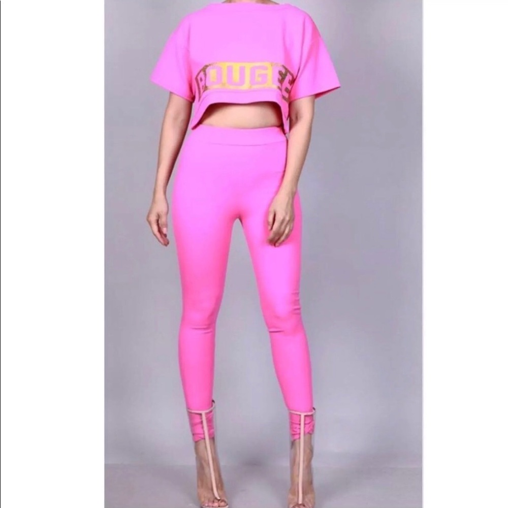 Pink Leggings set